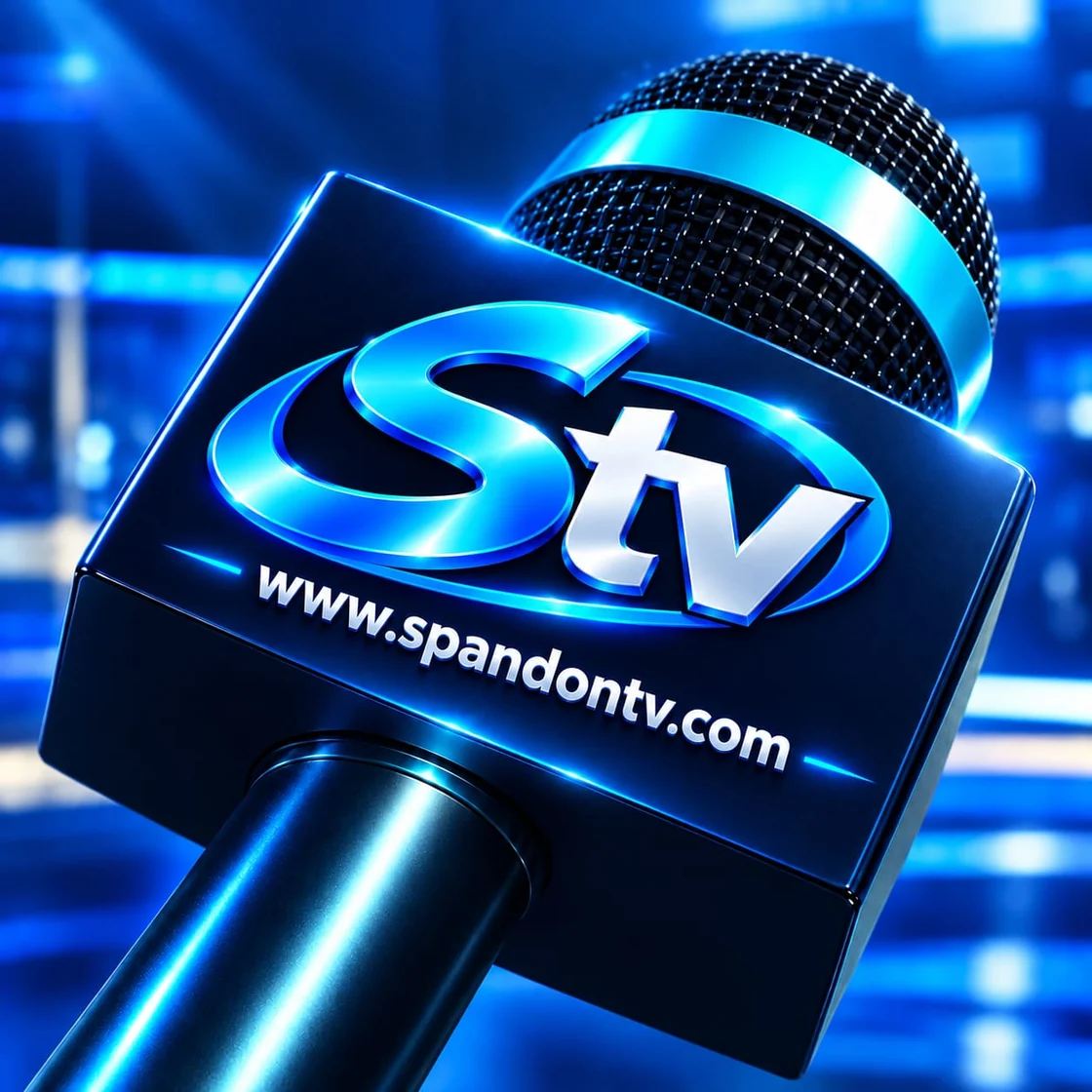 Official Spandon TV branded microphone